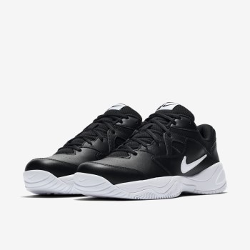 Nike Court Lite 2 - Férfi Teniszcipő - Fekete/Fehér/Fehér